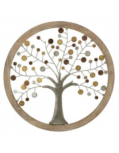 Décoration murale Life Tree I Natural, Ø59 cm Par le système avancé 