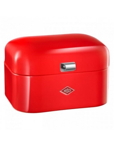 Boîte à pain, en métal, Single Grandy Rouge, l26,8xH22xH17,5 cm outlet