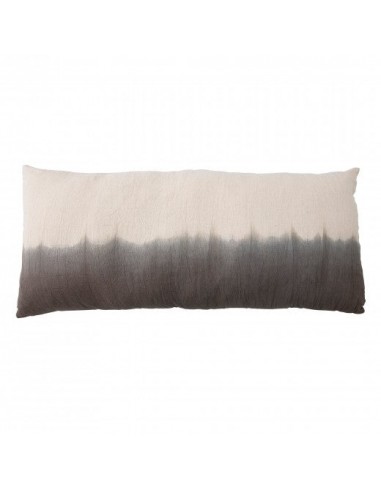 Coussin décoratif avec housse en coton amovible, Adinna Ivoir / Gris, 150 x 70 cm de votre