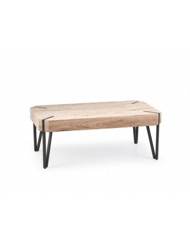 Table basse en MDF et métal Emily Stejar San Remo, L110xl60xH42 cm la chaussure