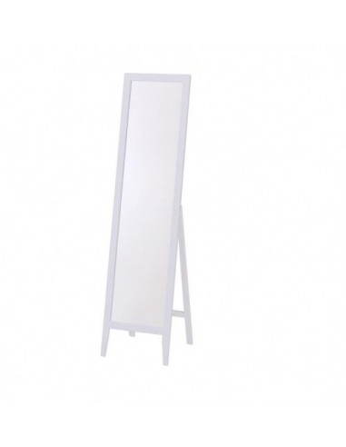 Miroir décoratif en bois LS-1 Blanc, l35xA44xH134 cm le des métaux précieux