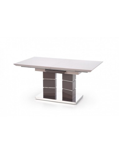 Table extensible en MDF et métal Lord Gris Clair / Gris Foncé, L160-200xl90xH75 cm acheter en ligne