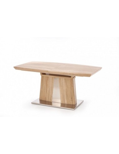 Table extensible en MDF et métal Rafaello Sonoma Oak, L160-220xl90xH76 cm Voir les baskets