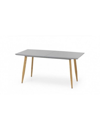 Table extensible en MDF et métal Ruten Gris / Chêne, L160-200xl90xH76 cm offre 