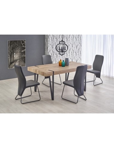 Table Yohann en MDF et métal, L170xl90xh76 cm pas cheres