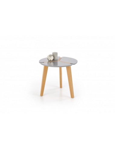 Table basse Zeta Gris, Ø50xh45 cm Dans la société mordern