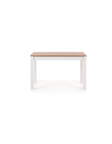 Table en bois aggloméré et MDF Chêne Sonoma / Blanc Ksawery, L120xl68xH76 cm Venez acheter