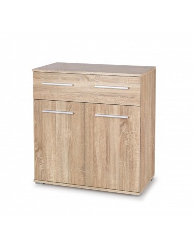 Commode avec 1 tiroir et 2 portes Lima KM-1 Chêne Sonoma, l77xA40xH82 cm En savoir plus