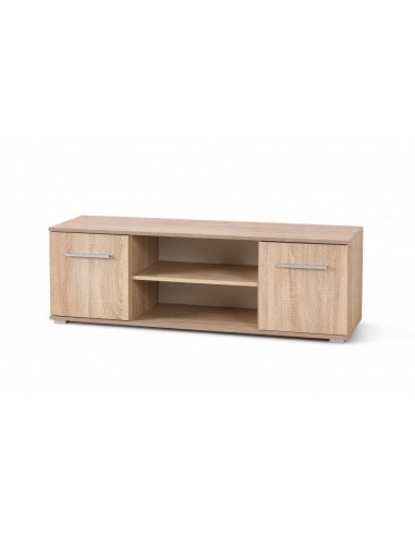 Commode 2 portes en bois aggloméré Lima RTV-1 Chêne Sonoma, l137xA40xH44 cm la colonne vertébrale