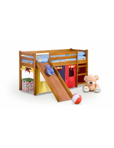 Lit au sol en pin avec toboggan pour enfants Neo Plus Arin, 190 x 80 cm votre