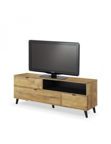 Commode TV en bois, avec 3 portes Nest RTV-1 Chêne, l160xA40xH55 cm Vous souhaitez 