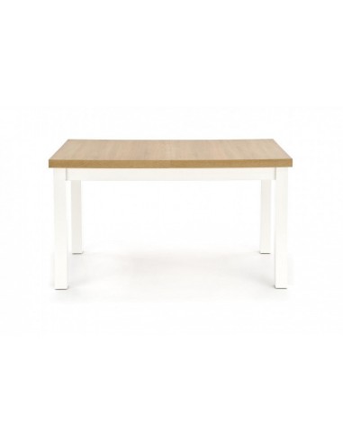 Table extensible Tiago 2 Riviera Chêne / Blanc aggloméré et MDF, L140-220xl80xH76 cm Paris Déstockage Promo