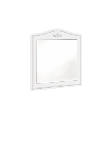 Miroir déco avec cadre pâle Selena Gris Blanc / Gris, l73xH90 cm votre restaurant rapide dans 