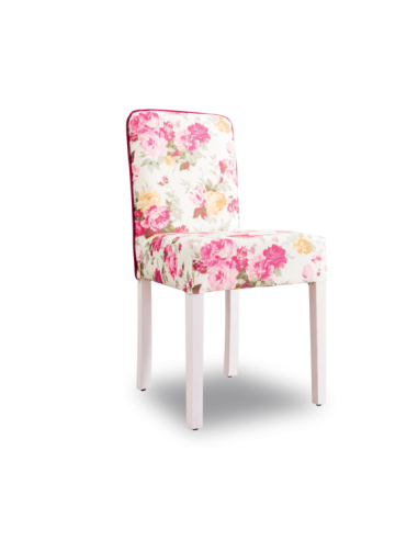 Chaise enfant, rembourrée en tissu avec pieds en bois Summer Flowers, l44xA49xH87 cm de technologie