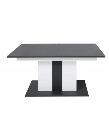 Table extensible en Madeline Graphite / Blanc, L160-210xl90xH76 cm de la marque