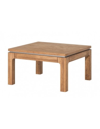 Table basse en bois et placage Montenegro 41 Chêne Rustique, L80xl80xH45 cm commande en ligne