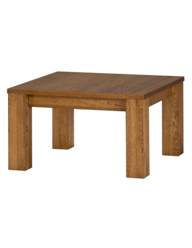 Table basse, placage et aggloméré Velvet 42 Chêne Rustique, L85xl85xH48 cm basket pas cher